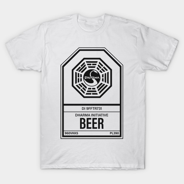 Dharma Initiative Beer T-Shirt by n23tees